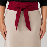 Obi Belt in Scarlet Suede