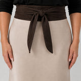 Obi Belt in Truffle Suede