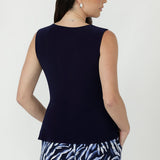 Olga Top in Navy