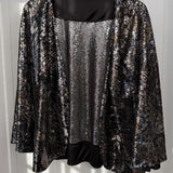 One of a Kind - Longline Bolero in Sequin