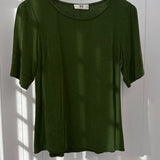 One of a Kind - Ziggy Knit Top in Green