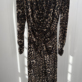 One of a Kind - Nadine Dress in Animal Burnout