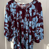 One of a Kind - Priscilla Top in Plum Dispersia