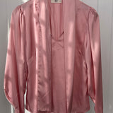 One of a Kind - Celine Top in Blush Satin