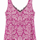 One of a Kind - Lounge Cami in High Tea with Black Lace