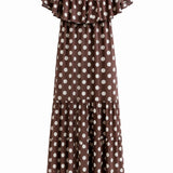One of a Kind - Myla Dress in Choc Spot