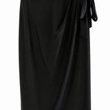 One of a Kind - Wrap Skirt in Black