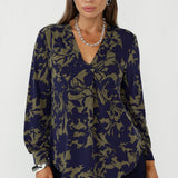 Paeton Top in Midnight Botanica