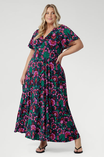 Paloma Maxi Dress in Garden Fantasia – Fleur Collective