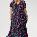 Paloma Maxi Dress in Garden Fantasia