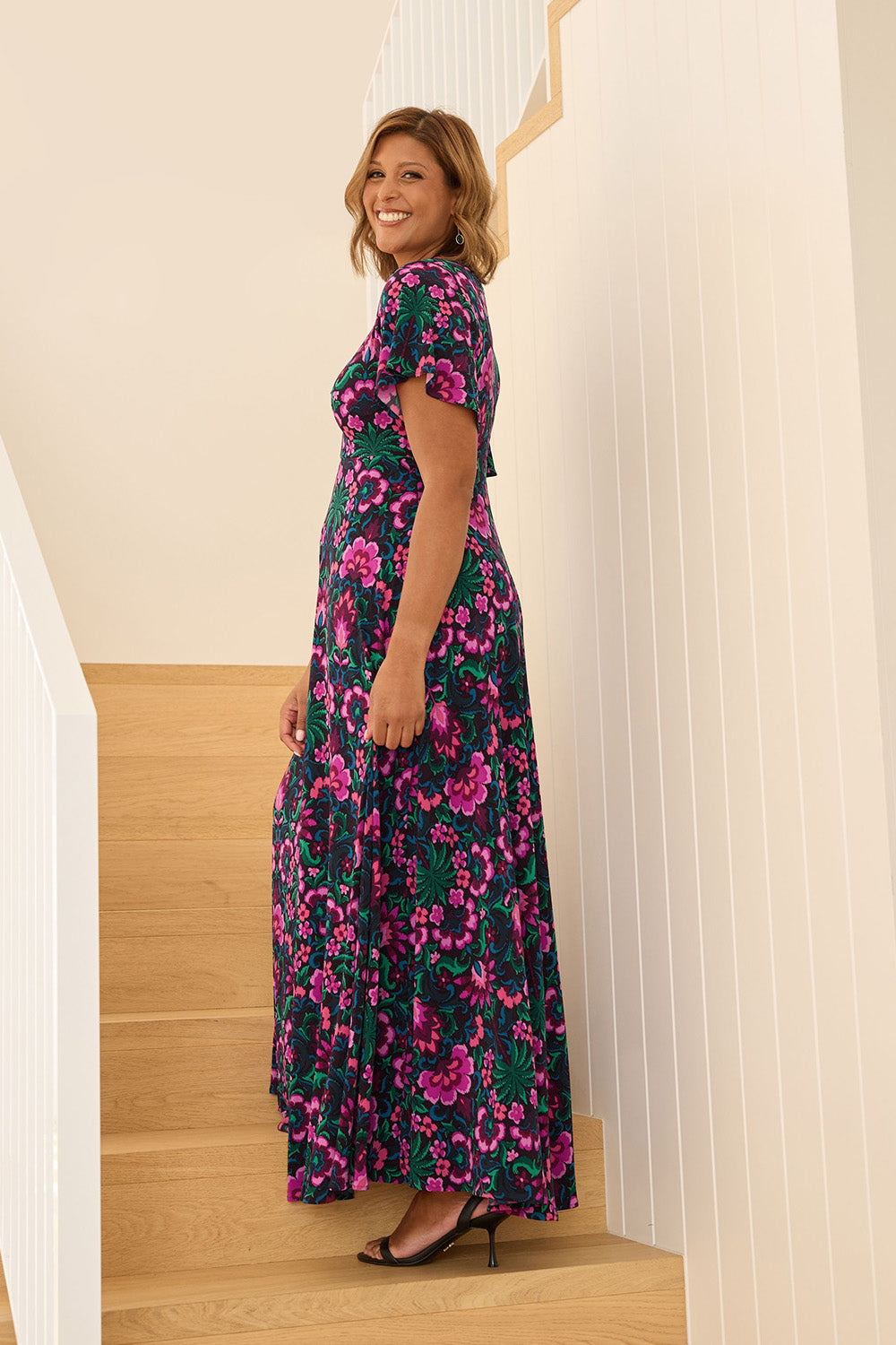Paloma Maxi Dress in Garden Fantasia – Fleur Collective