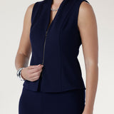Pennyworth Vest in Navy
