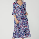 Crafted from our signature dry touch stretch jersey, the Portia Wrap Dress is your go-to statement piece for both everyday wear and special moments. 