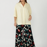 Caspian Palazzo Pant in Petal Bloom