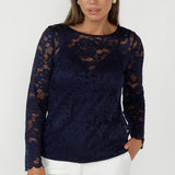 Featuring a boat neckline, scalloped sleeves, and soft tailoring, it’s perfect for elevated styling, occasion wear, and inclusive sizing (8–24).