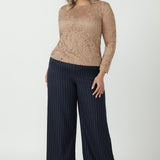 Jude Pant in Navy Pinstripe