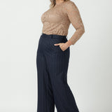 Sabrina Top in Nougat Lace