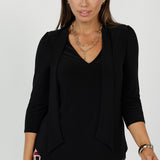 Sage Top in Black