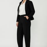 Smart Crepe Sara Jacket in Black