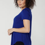 Sawyer Top in Cobalt Bamboo