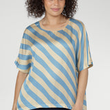 Designed for effortless everyday wear, it’s a refined take on the classic striped tee.
