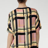 Scout Tee in Pastel Plaid
