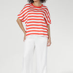 Finished with a straight hemline for clean lines and versatility, the Scout Tee pairs seamlessly with denim, tailored pants, or skirts. 
