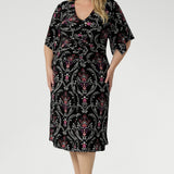Selina Dress in Subtle Paisley