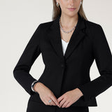 Shortline Tailored Jacket in Black