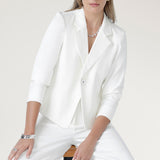 Crafted from our much-loved Tech Stretch fabric, the Shortline Tailored Jacket is a new silhouette that expertly elevates every outfit. 