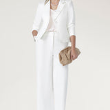 Shortline Tailored Jacket in Ivory
