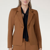 Shortline Tailored Jacket in Toffee
