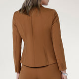 Shortline Tailored Jacket in Toffee