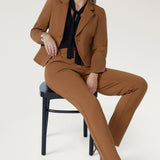 Shortline Tailored Jacket in Toffee