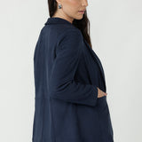 Sierra Jacket in Bluestone Suede