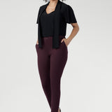 Skinny Leg Pant in Wine
