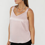 Soho Cami in Rosé Satin