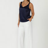 Soho Cami in Ink Satin