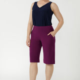 Bermuda Short in Magenta