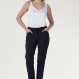 Straight Leg Pant in Charcoal