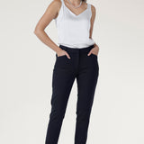 Straight Leg Pant in Charcoal