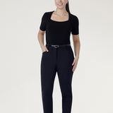 Straight Leg Pant in Charcoal