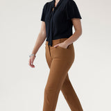 Straight Leg Pant in Toffee