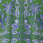 The Summer Seahorse Bamboo is an exclusive print to Leina + Fleur