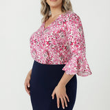 Tahlia Top in Rouge Reverie