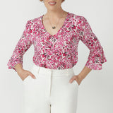 Tahlia Top in Rouge Reverie
