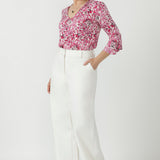 Tahlia Top in Rouge Reverie