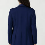 Longline Jacket in French Navy