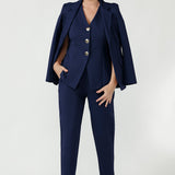 Longline Jacket in French Navy