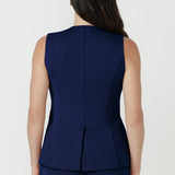 V-neck Vest in French Navy